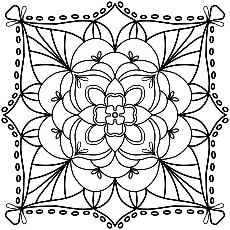 Mandala Coloring